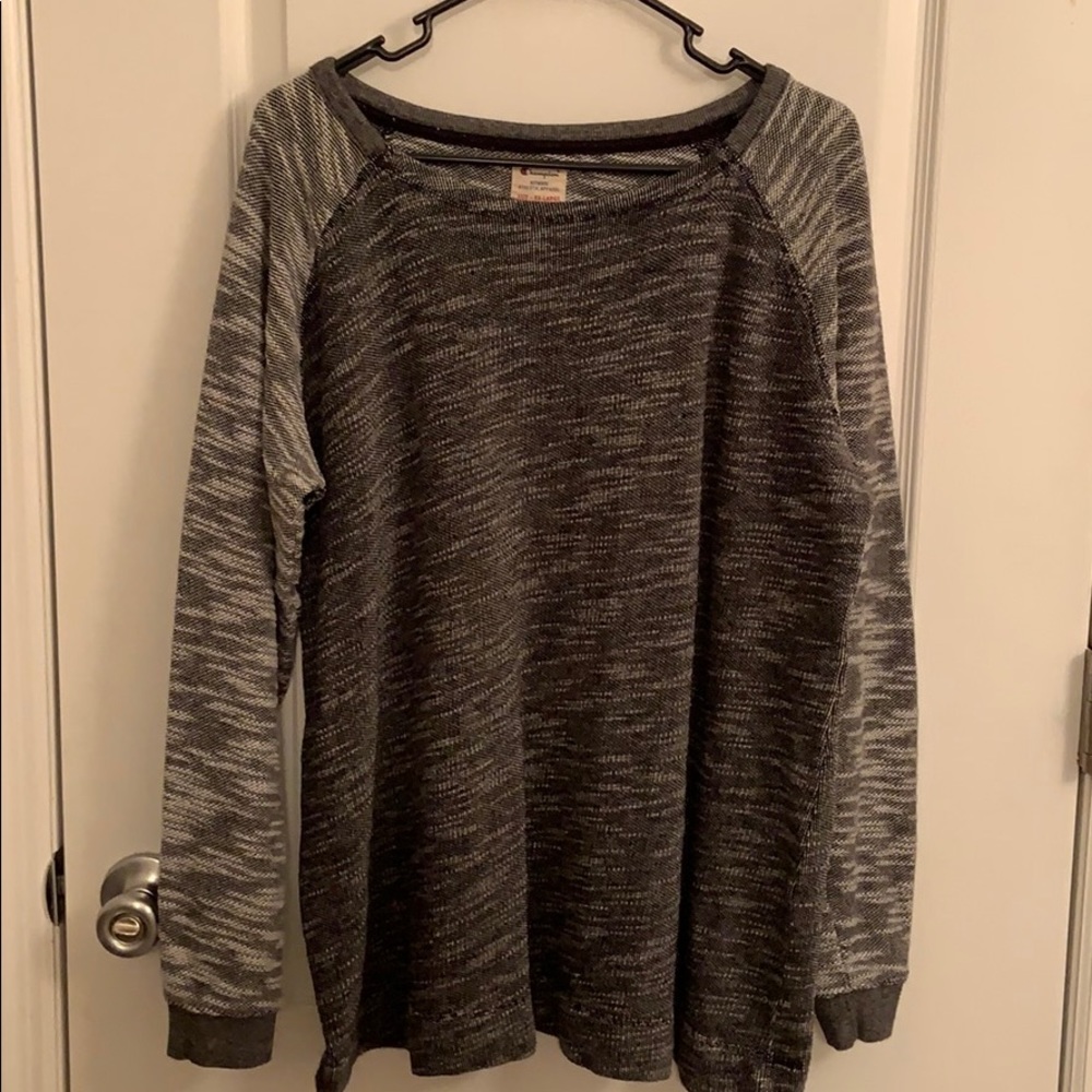 Champion gray crew neck sweater size XXL